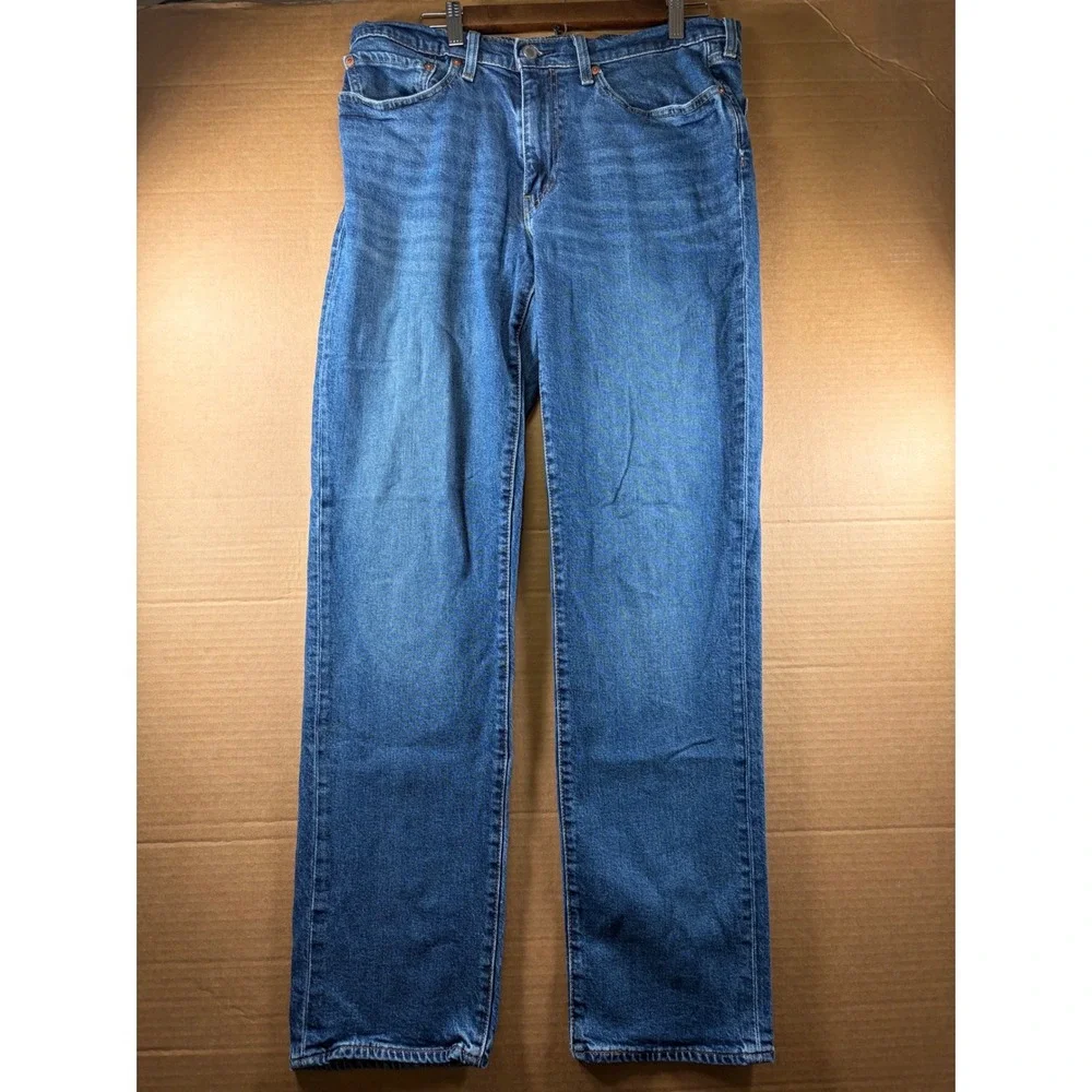 Levi's 541 Athletic Taper Jeans Mens 34x34 Blue Premium Denim Medium Wash